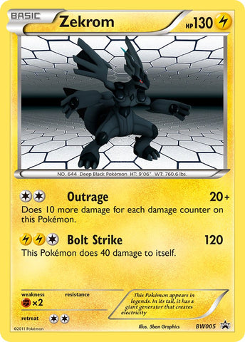 Zekrom (BW005) [Black & White: Black Star Promos] - The Mythic Store | 24h Order Processing