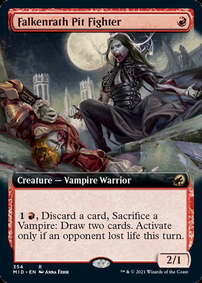 Falkenrath Pit Fighter (Extended Art) [Innistrad: Midnight Hunt] - The Mythic Store | 24h Order Processing