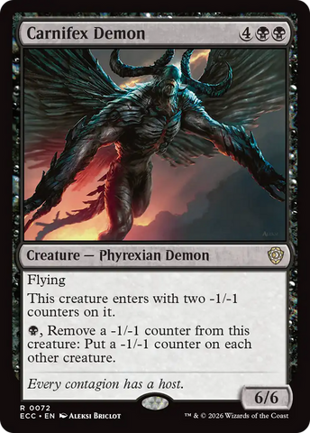 Carnifex Demon [Lorwyn Eclipsed Commander] - The Mythic Store | 24h Order Processing