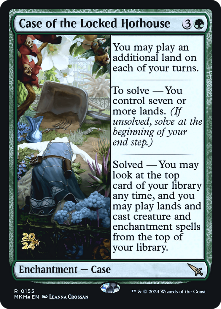 Case of the Locked Hothouse [Murders at Karlov Manor Prerelease Promos] - The Mythic Store | 24h Order Processing