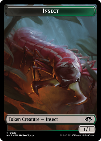 Insect Token (0027) [Modern Horizons 3 Tokens] - The Mythic Store | 24h Order Processing
