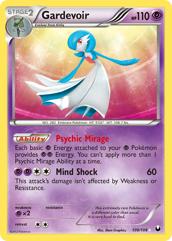 Gardevoir (109/108) [Black & White: Dark Explorers] - The Mythic Store | 24h Order Processing