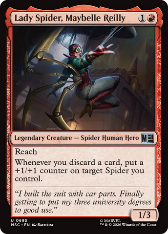 Lady Spider, Maybelle Reilly [Marvel Super Heroes Commander] - The Mythic Store | 24h Order Processing
