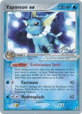 Vaporeon ex (110/113) (Legendary Ascent - Tom Roos) [World Championships 2007] - The Mythic Store | 24h Order Processing