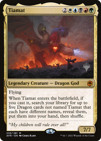 Tiamat (Promo Pack) [Dungeons & Dragons: Adventures in the Forgotten Realms Promos] - The Mythic Store | 24h Order Processing
