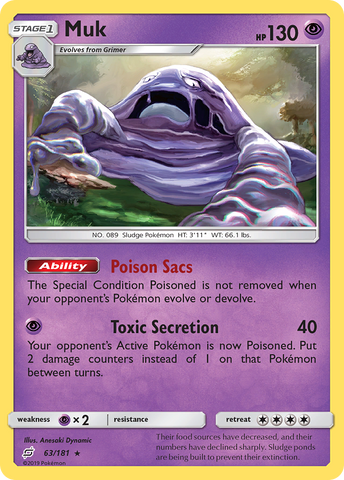 Muk (63/181) [Sun & Moon: Team Up] - The Mythic Store | 24h Order Processing