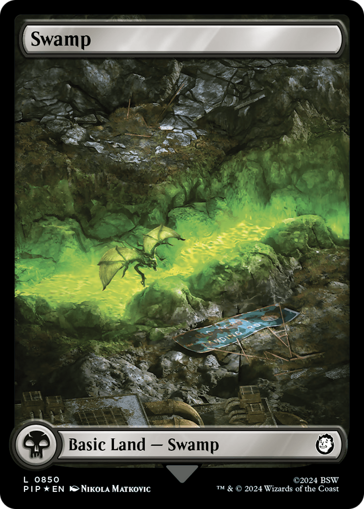 Swamp (0850) (Surge Foil) [Fallout] - The Mythic Store | 24h Order Processing