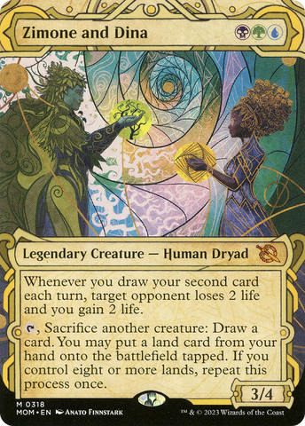 Zimone and Dina (Showcase Planar Booster Fun) [March of the Machine] - The Mythic Store | 24h Order Processing