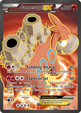Camerupt EX (146/160) [XY: Primal Clash] - The Mythic Store | 24h Order Processing