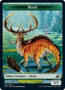 Beast // Human Soldier (003) Double-Sided Token [Ikoria: Lair of Behemoths Tokens] - The Mythic Store | 24h Order Processing