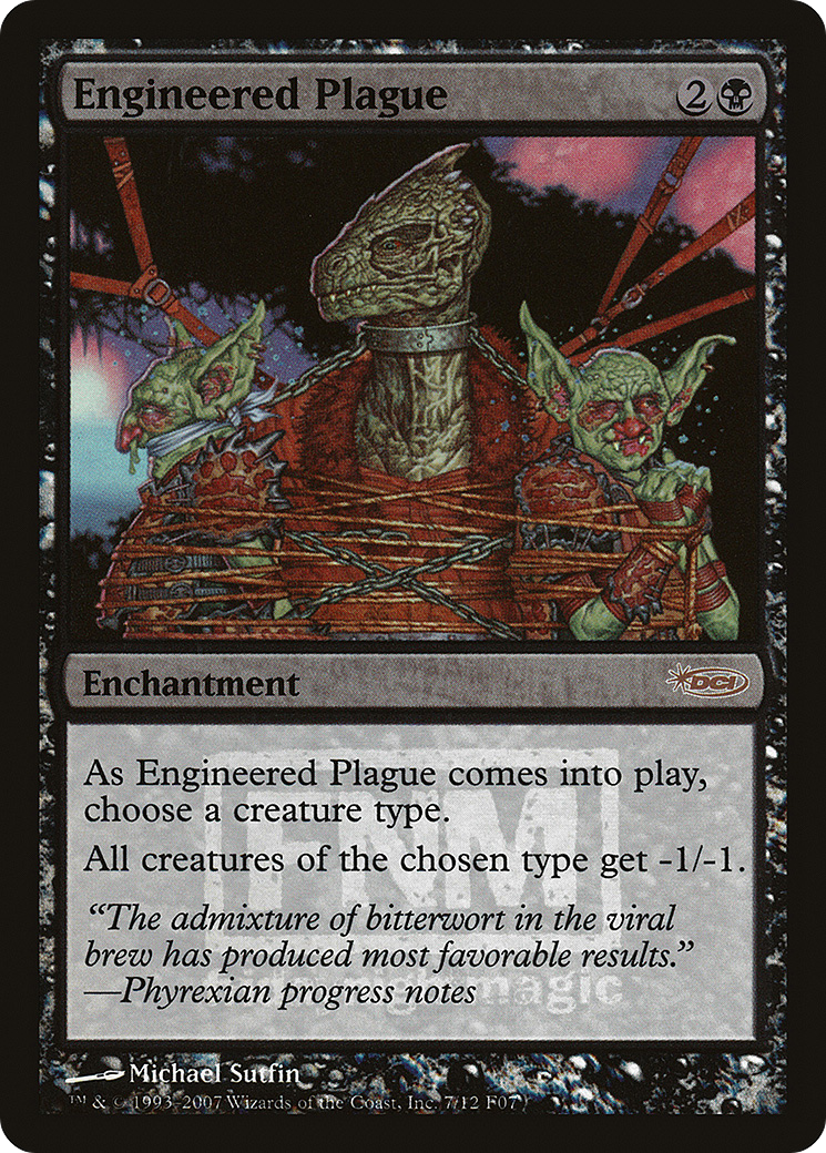 Engineered Plague [Friday Night Magic 2007] - The Mythic Store | 24h Order Processing