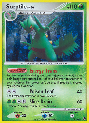 Sceptile (10/100) (Theme Deck Exclusive) [Diamond & Pearl: Stormfront] - The Mythic Store | 24h Order Processing