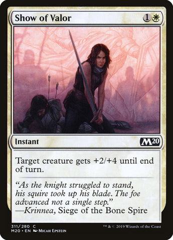 Show of Valor [Core Set 2020] - The Mythic Store | 24h Order Processing