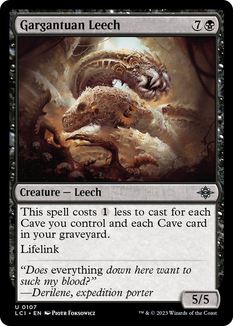 Gargantuan Leech [The Lost Caverns of Ixalan] - The Mythic Store | 24h Order Processing