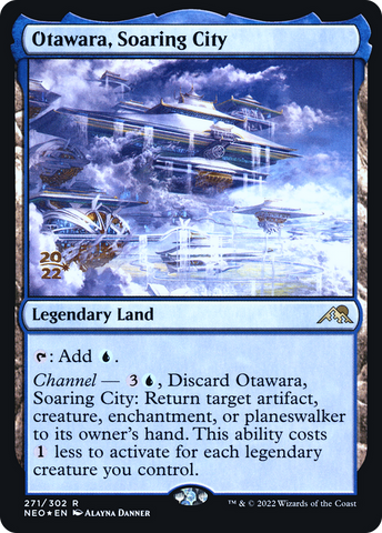 Otawara, Soaring City [Kamigawa: Neon Dynasty Prerelease Promos] - The Mythic Store | 24h Order Processing