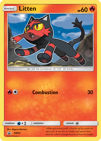 Litten (SM02) [Sun & Moon: Black Star Promos] - The Mythic Store | 24h Order Processing