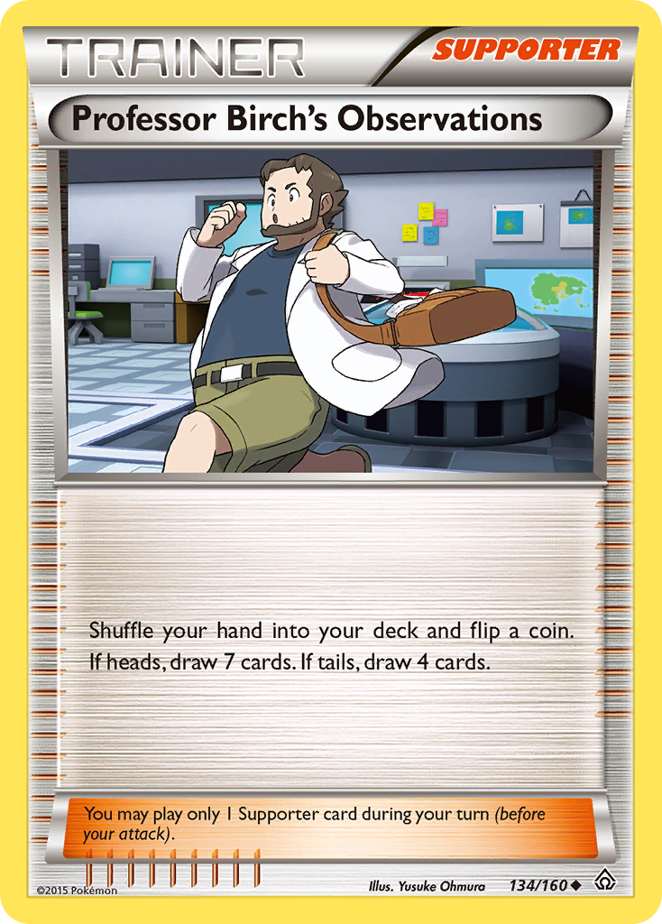 Professor Birch's Observations (134/160) [XY: Primal Clash] - The Mythic Store | 24h Order Processing