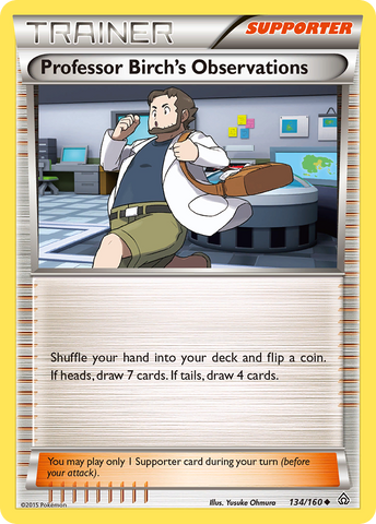 Professor Birch's Observations (134/160) [XY: Primal Clash] - The Mythic Store | 24h Order Processing