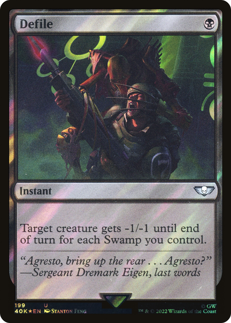 Defile (Surge Foil) [Warhammer 40,000] - The Mythic Store | 24h Order Processing