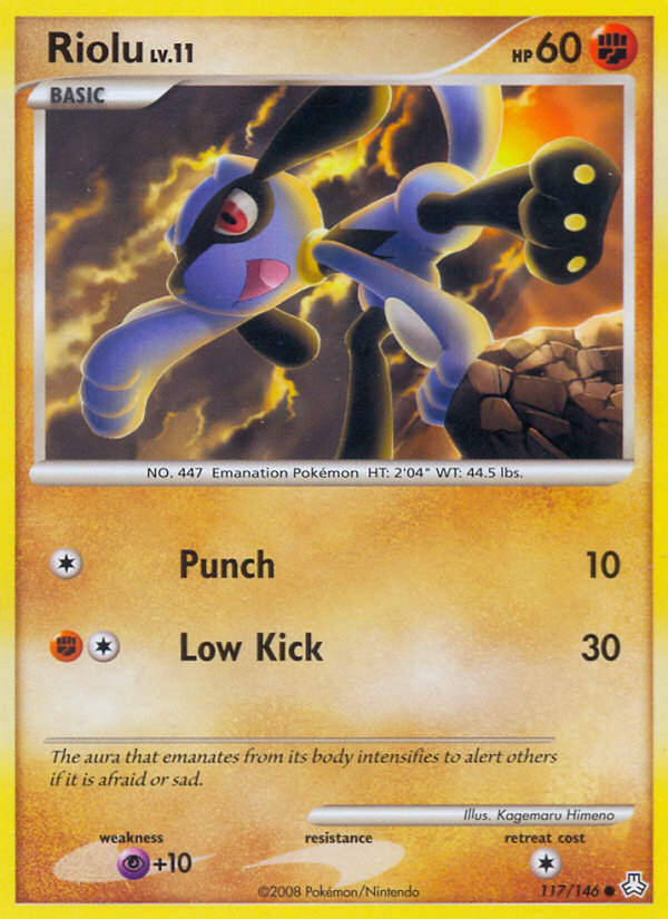 Riolu (117/146) [Diamond & Pearl: Legends Awakened] - The Mythic Store | 24h Order Processing