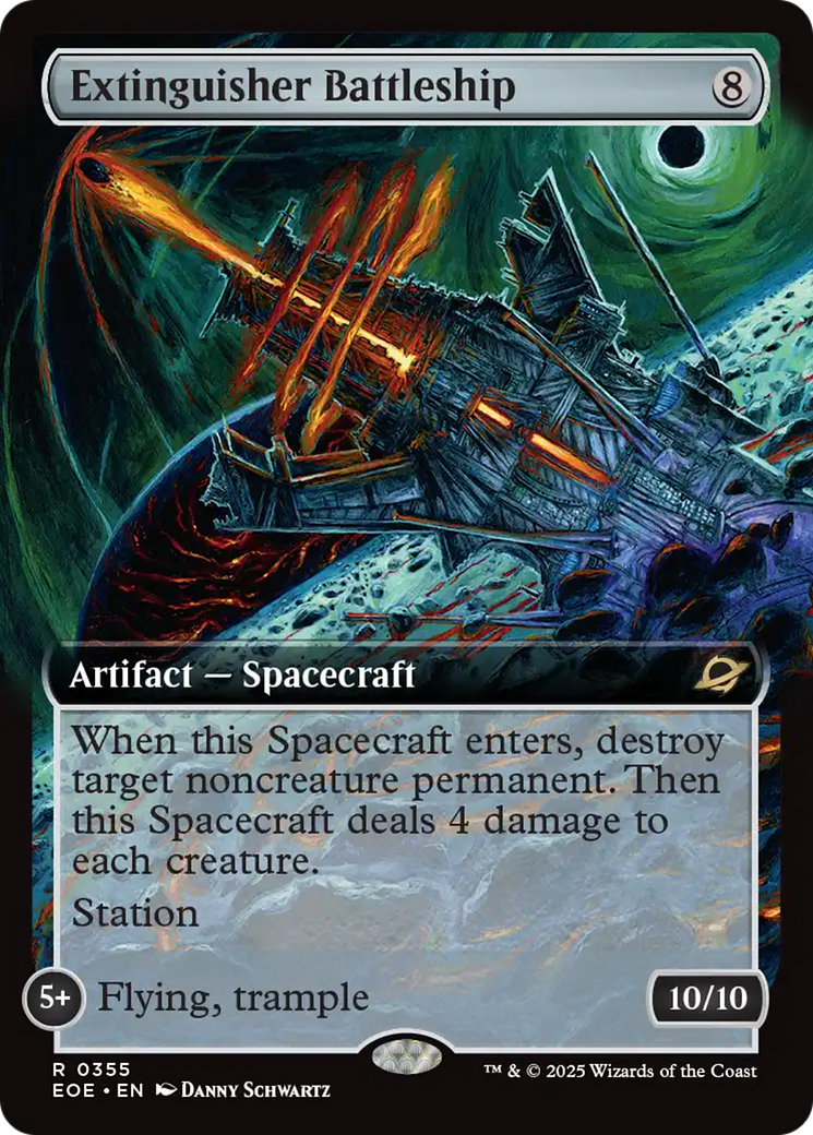 Extinguisher Battleship (Extended Art) [Edge of Eternities] - The Mythic Store | 24h Order Processing