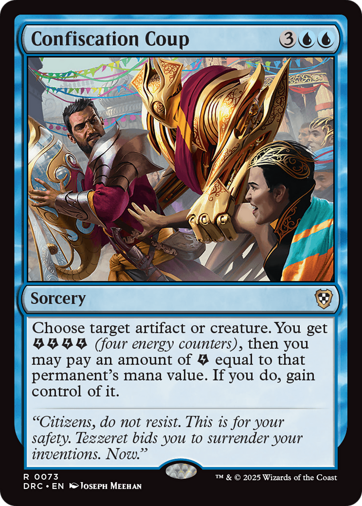 Confiscation Coup [Aetherdrift Commander] - The Mythic Store | 24h Order Processing