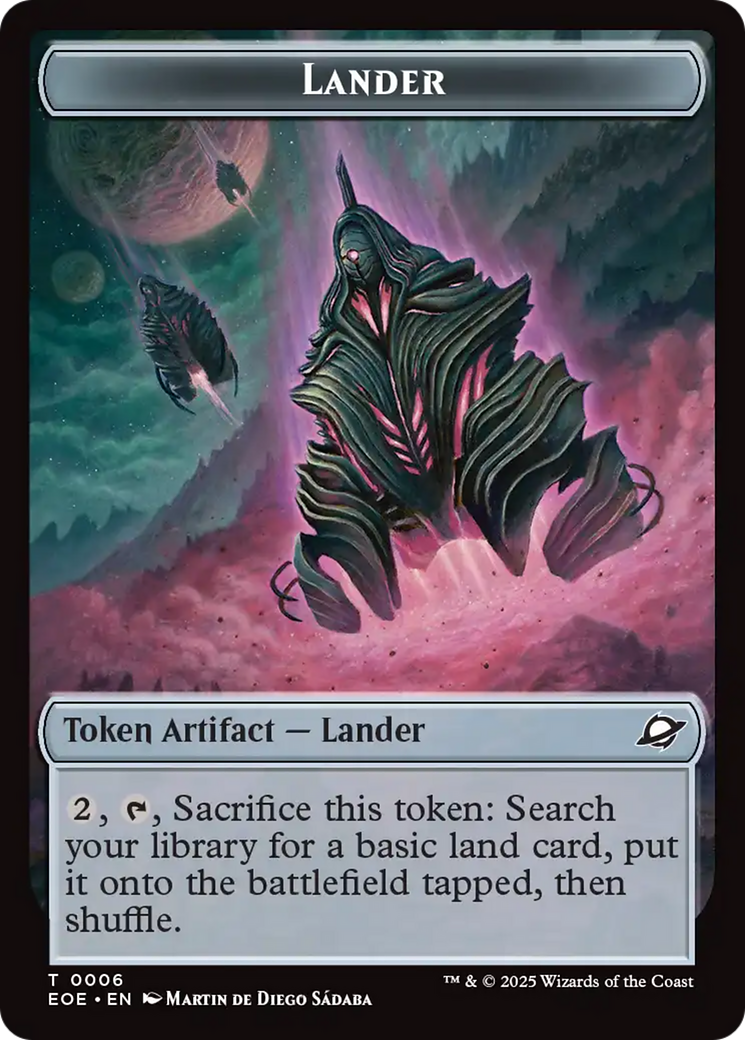 Robot // Lander (0006) Double-Sided Token [Edge of Eternities Tokens] - The Mythic Store | 24h Order Processing