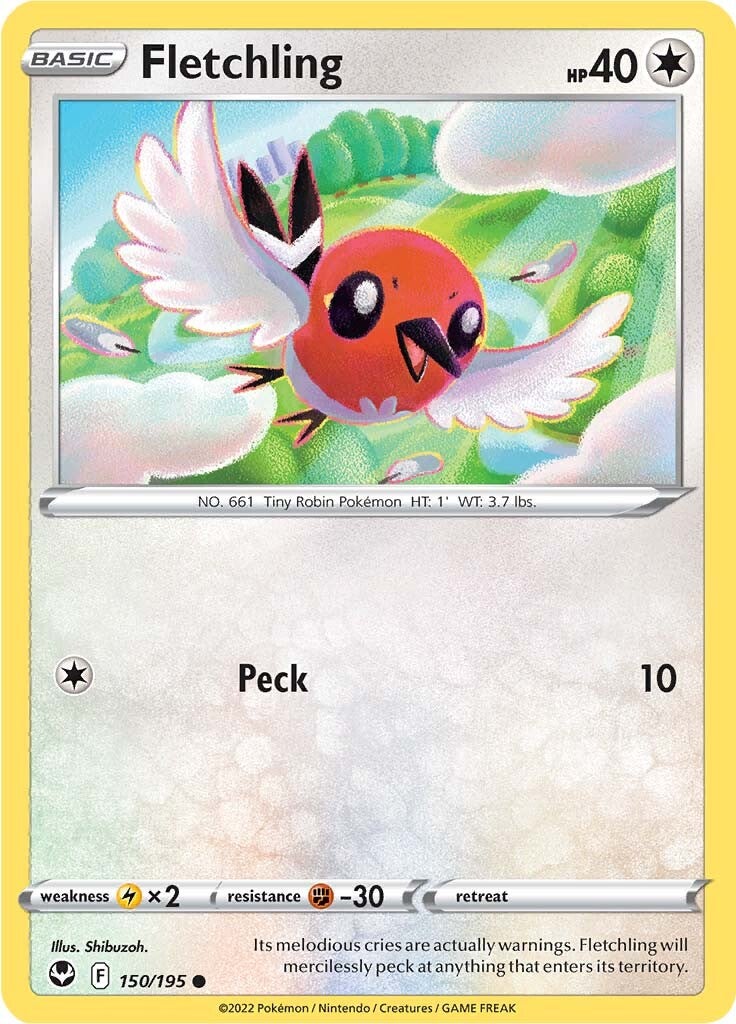 Fletchling (150/195) [Sword & Shield: Silver Tempest] - The Mythic Store | 24h Order Processing