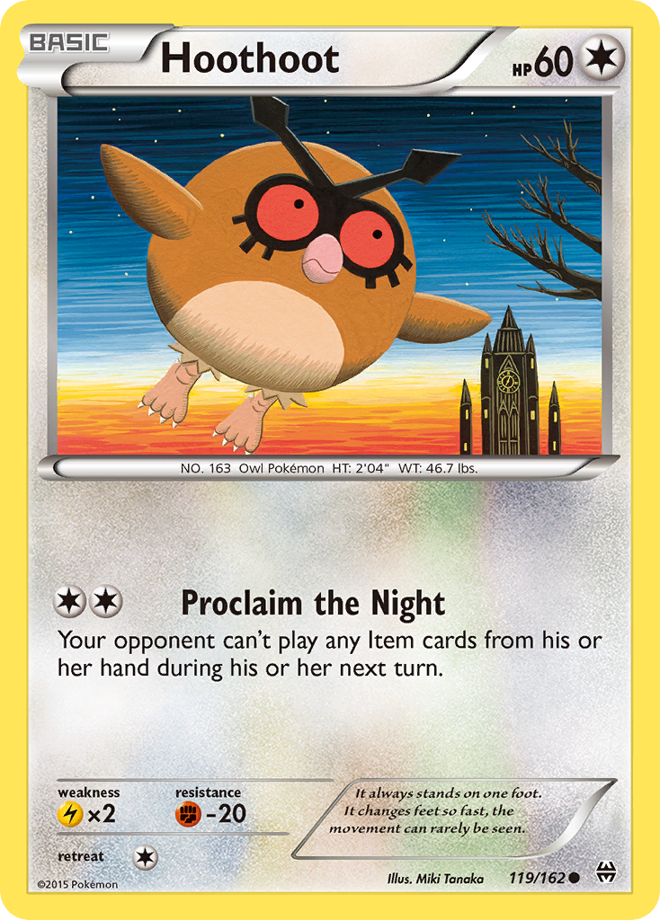 Hoothoot (119/162) [XY: BREAKthrough] - The Mythic Store | 24h Order Processing