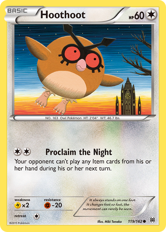 Hoothoot (119/162) [XY: BREAKthrough] - The Mythic Store | 24h Order Processing