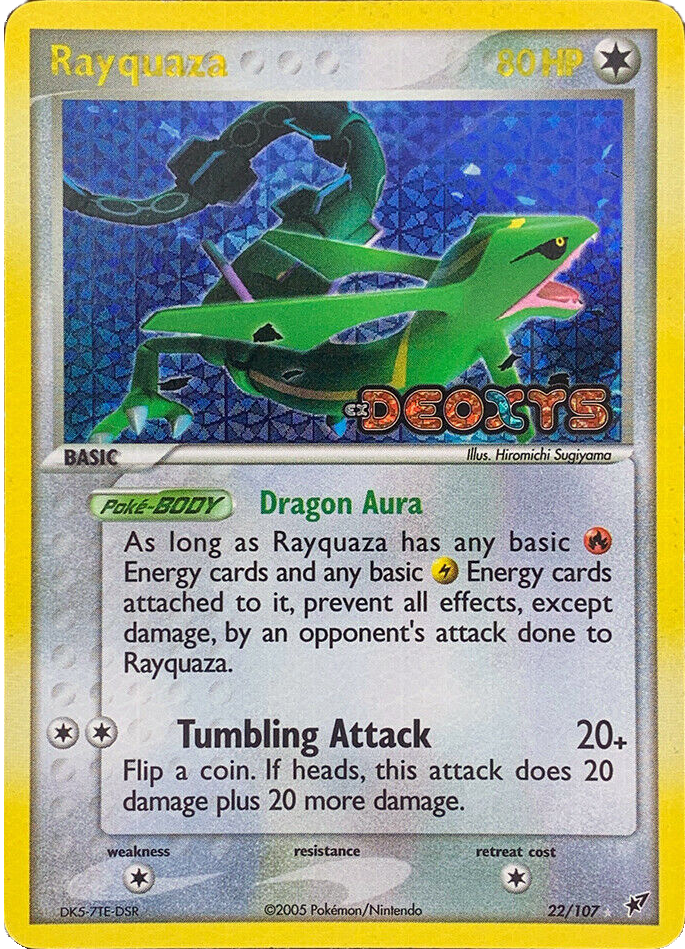 Rayquaza (22/107) (Stamped) [EX: Deoxys] - The Mythic Store | 24h Order Processing