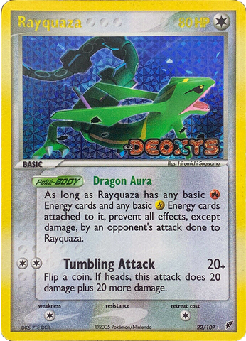 Rayquaza (22/107) (Stamped) [EX: Deoxys] - The Mythic Store | 24h Order Processing
