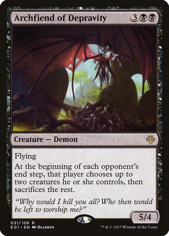 Archfiend of Depravity [Archenemy: Nicol Bolas] - The Mythic Store | 24h Order Processing