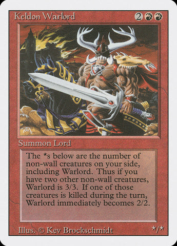 Keldon Warlord [Revised Edition] - The Mythic Store | 24h Order Processing