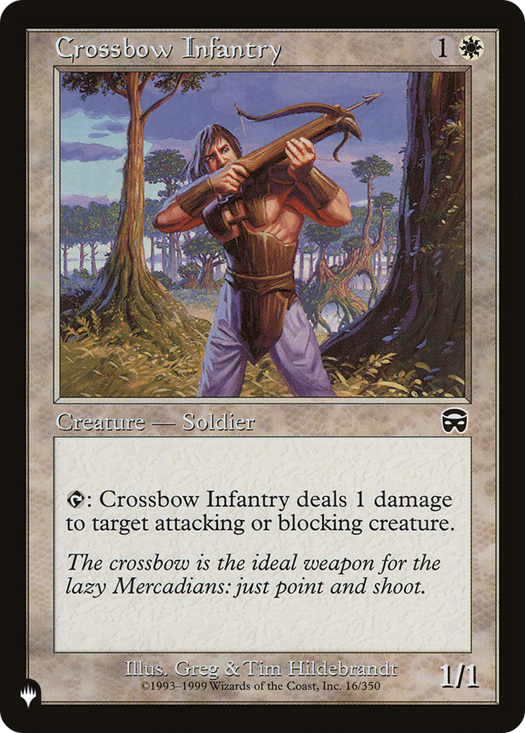 Crossbow Infantry [The List Reprints] - The Mythic Store | 24h Order Processing