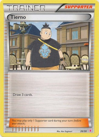 Tierno (26/30) [XY: Trainer Kit 1 - Wigglytuff] - The Mythic Store | 24h Order Processing