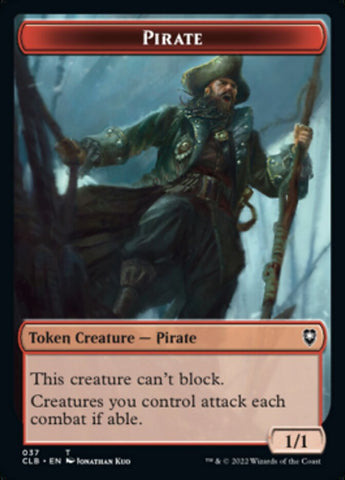 Pirate // Goblin Double-Sided Token [Commander Legends: Battle for Baldur's Gate Tokens] - The Mythic Store | 24h Order Processing