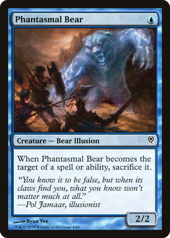 Phantasmal Bear [Duel Decks: Jace vs. Vraska] - The Mythic Store | 24h Order Processing