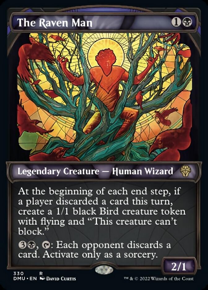 The Raven Man (Showcase Textured) [Dominaria United] - The Mythic Store | 24h Order Processing