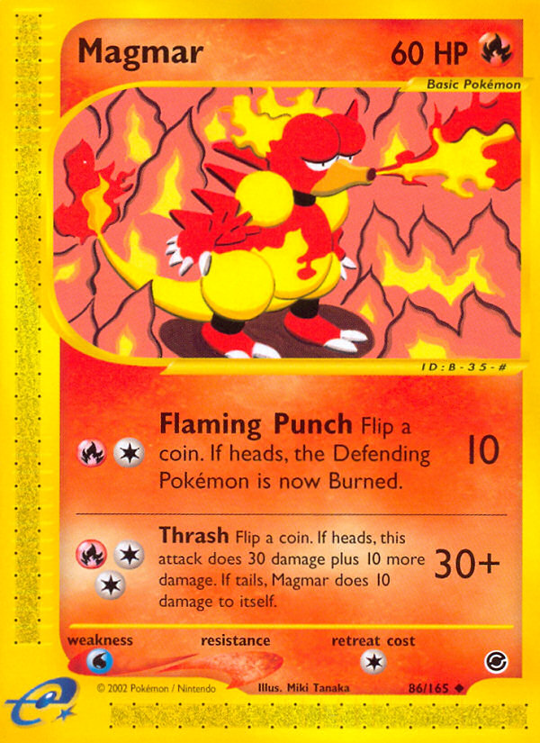 Magmar (86/165) [Expedition: Base Set] - The Mythic Store | 24h Order Processing