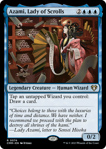 Azami, Lady of Scrolls [Commander Masters] - The Mythic Store | 24h Order Processing