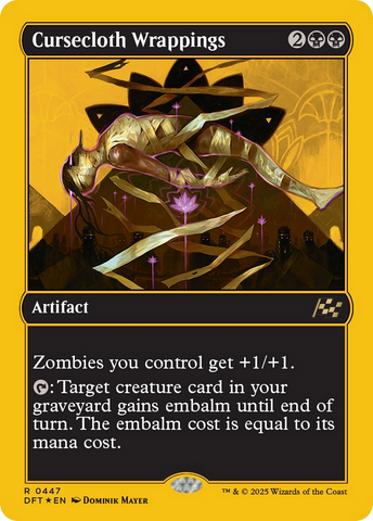 Cursecloth Wrappings (First-Place Foil) [Aetherdrift] - The Mythic Store | 24h Order Processing