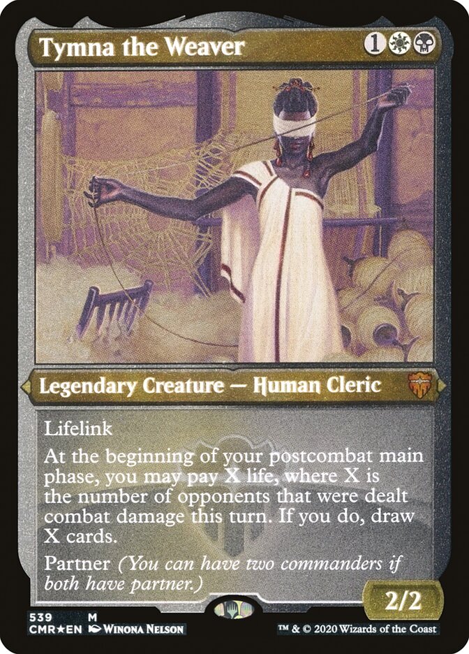 Tymna the Weaver (Etched) [Commander Legends] - The Mythic Store | 24h Order Processing