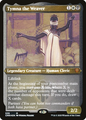 Tymna the Weaver (Etched) [Commander Legends] - The Mythic Store | 24h Order Processing