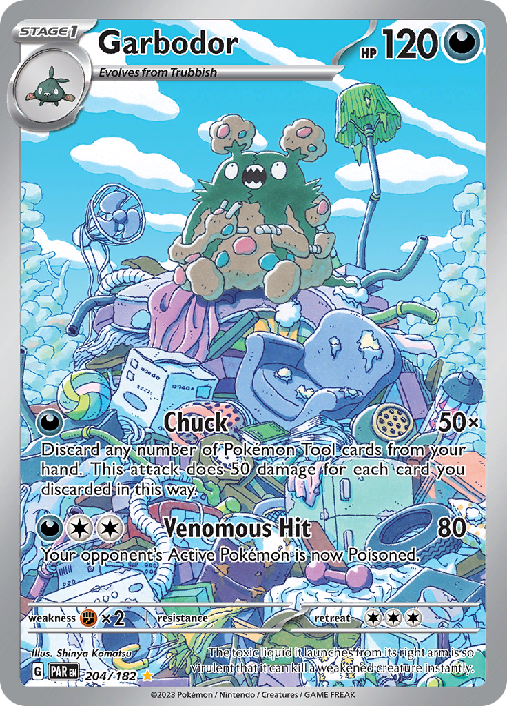 Garbodor (204/182) [Scarlet & Violet: Paradox Rift] - The Mythic Store | 24h Order Processing