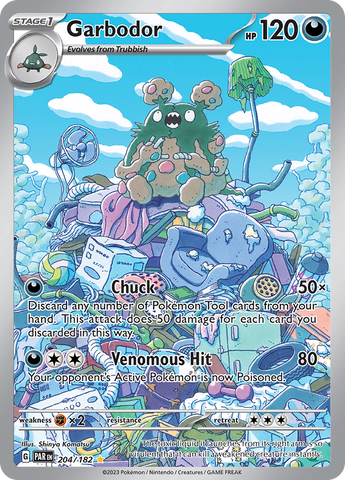 Garbodor (204/182) [Scarlet & Violet: Paradox Rift] - The Mythic Store | 24h Order Processing