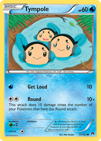 Tympole (33/122) [XY: BREAKpoint] - The Mythic Store | 24h Order Processing