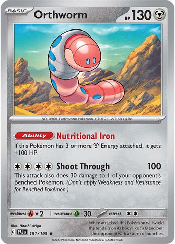 Orthworm (151/193) [Scarlet & Violet: Paldea Evolved] - The Mythic Store | 24h Order Processing