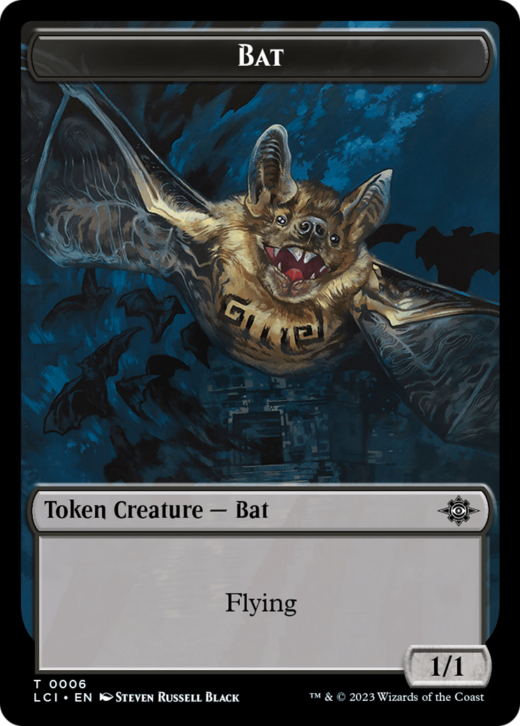 Map // Bat Double-Sided Token [The Lost Caverns of Ixalan Tokens] - The Mythic Store | 24h Order Processing