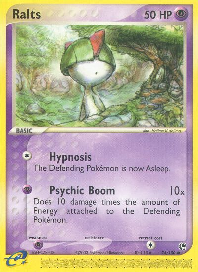 Ralts (74/100) [EX: Sandstorm] - The Mythic Store | 24h Order Processing